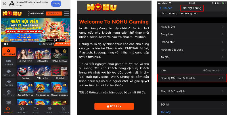 Lợi ích khi người tham gia tải app nohu90